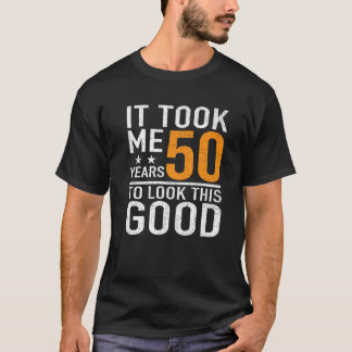 Camiseta A Design De Aniversário De 50 Anos Fez-Me Aniversá