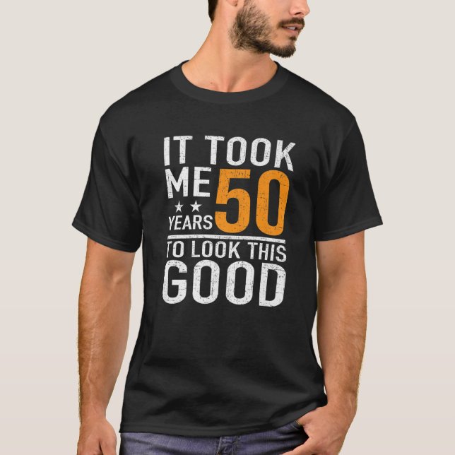 Camiseta A Design De Aniversário De 50 Anos Fez-Me Aniversá (Frente)