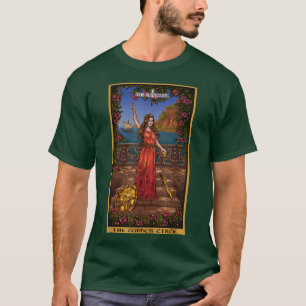 Camiseta A Deusa Circula O Cartão Tarot Mágico Pagan Wi