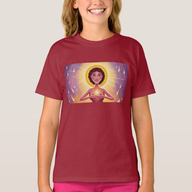 Camiseta a deusa da luz (Frente)