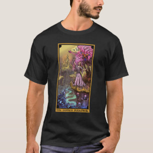 Camiseta A Deusa Do Submundo O Cartão Tarot Tolo Pagan W