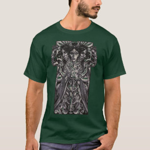 Camiseta A Deusa Hecate Tarot Card Triple Wiccan Pagan