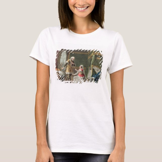 Camiseta A Devoção Herômica da Marguerite da Provença (121 (Frente)