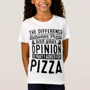 Camiseta A Diferença Entre Pizza E Pizza I