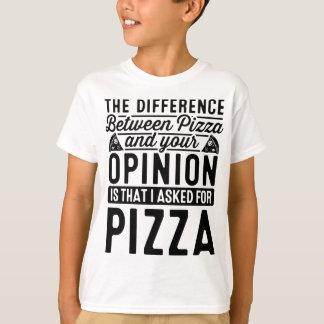 Camiseta A Diferença Entre Pizza E Pizza I