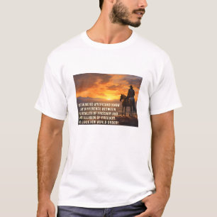 Camiseta A diferença - pôr do sol (luz)