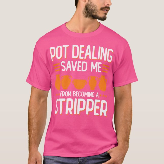 Camiseta A Discagem De potes Me Salvou A Engraçada Potência (Frente)