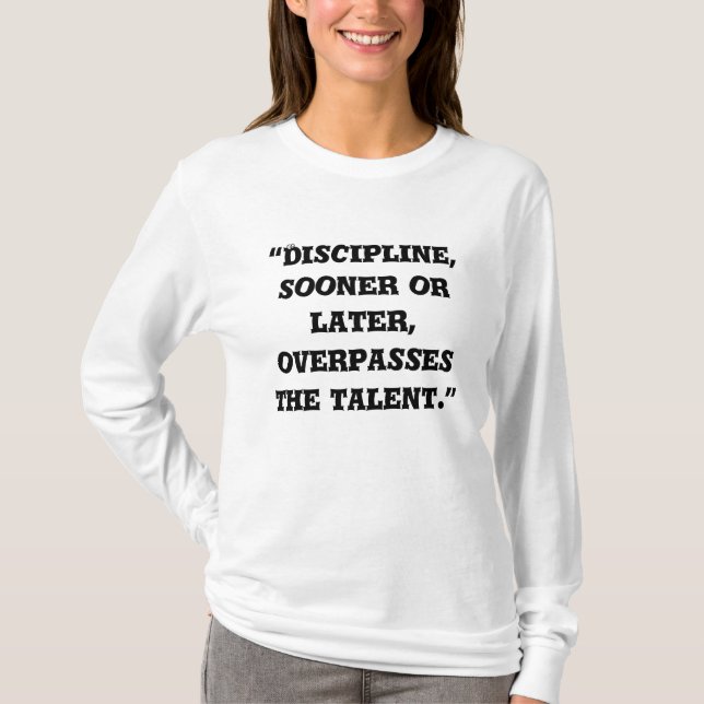Camiseta A disciplina (Frente)