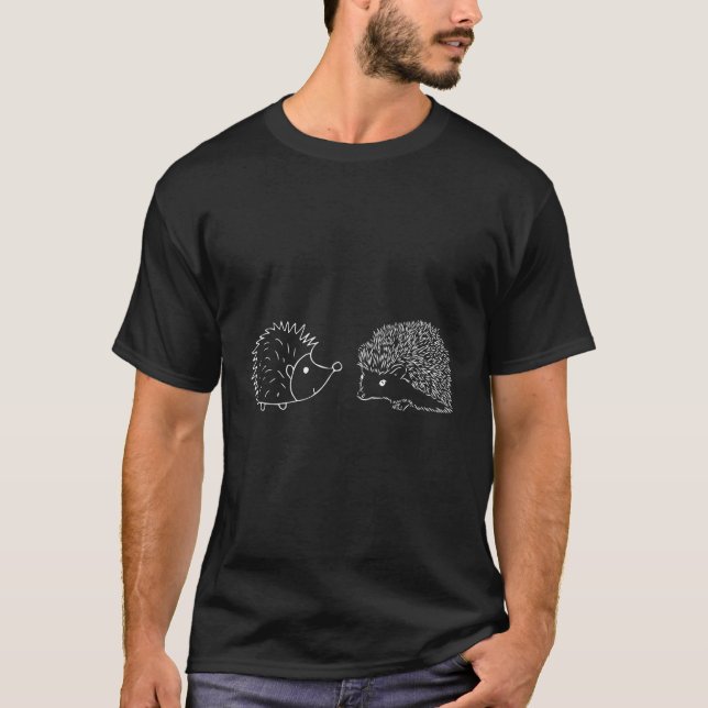 Camiseta A Distância Entre Hedgehogs (Frente)