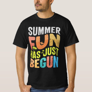 Camiseta A Diversão De Verão Acabou De Começar