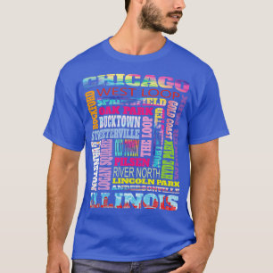 Camiseta A diversão dos bairros da cidade de Windy, em Chic