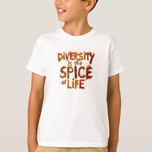 Camiseta A Diversidade é o Tempero da Vida - Espaço Seguro