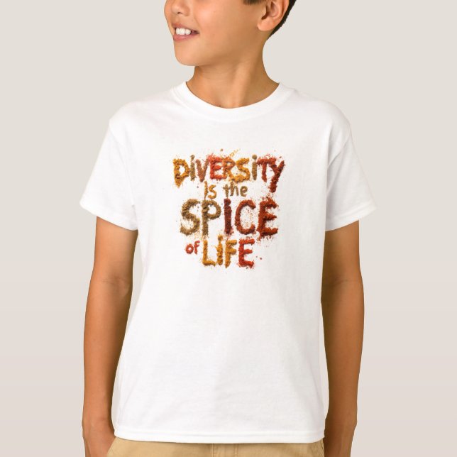 Camiseta A Diversidade é o Tempero da Vida - Espaço Seguro (Frente)