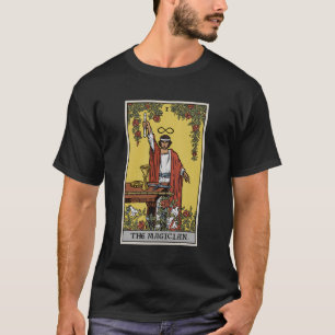 Camiseta A Divinção Bruxa de Pagan Pagan do Cartão Tarot Má