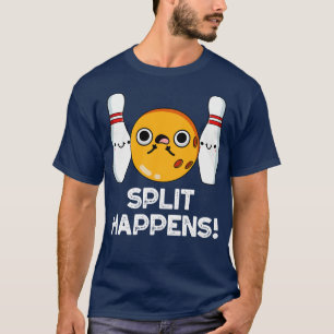 Camiseta A Divisão Acontece Com Boliches Engraçadas