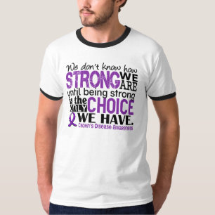 Camiseta A doença de Crohn como forte nós somos