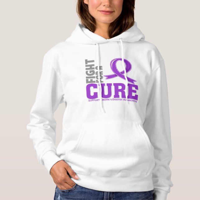Camiseta A Doença de Crohn luta por uma cura (Frente)