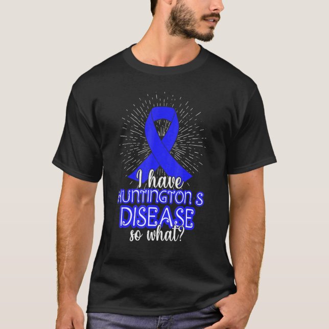 Camiseta A doença de Huntington teve consciência (Frente)