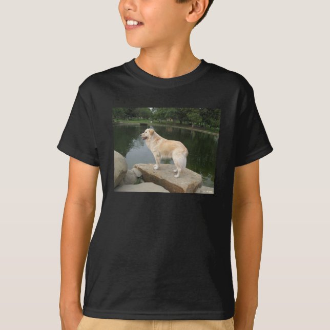 Camiseta A Dog At A Pond (Frente)