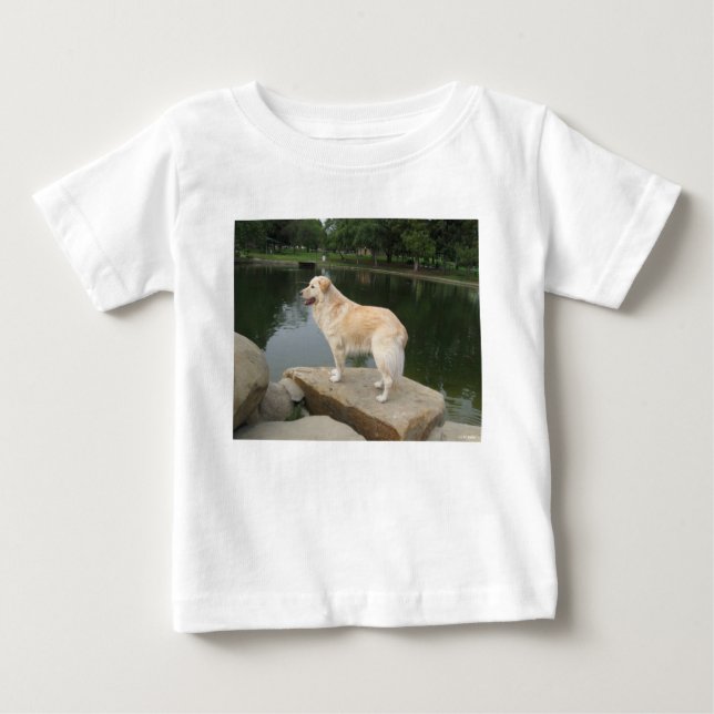 Camiseta A Dog At A Pond (Frente)