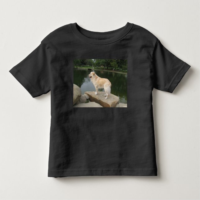 Camiseta A Dog At A Pond (Frente)