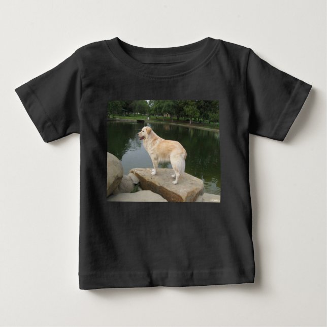 Camiseta A Dog At A Pond (Frente)