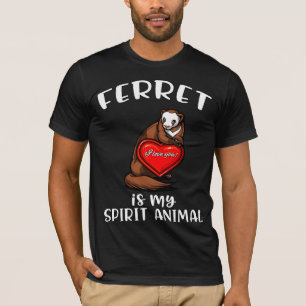 Camiseta A doninha é minha doninhas bonito animal do
