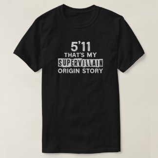 Camiseta A dor de ter 5,11 de altura
