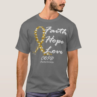 Camiseta A DPOC Conhece Fé Esperança Amor Nesta Família Nós