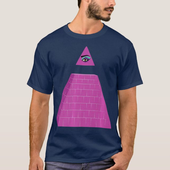 Camiseta A Drag Illuminati Conspiração - Engraçada Arraste  (Frente)