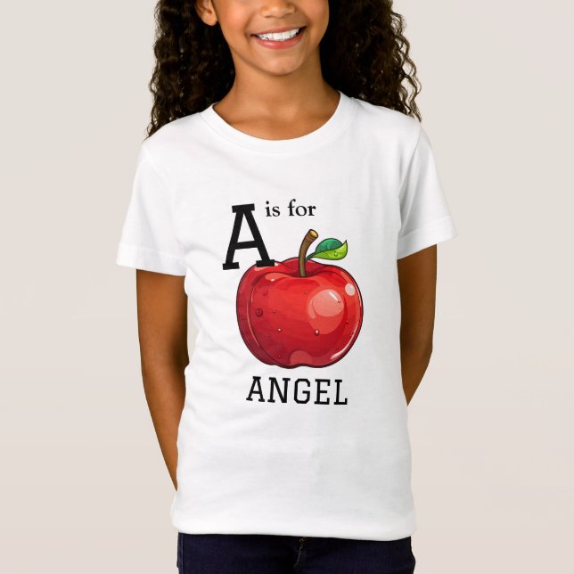 Camiseta A é de Maçã do Anjo (Frente)