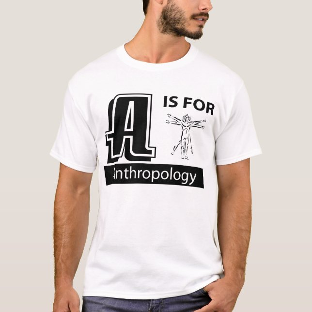 Camiseta A é para a antropologia (Frente)