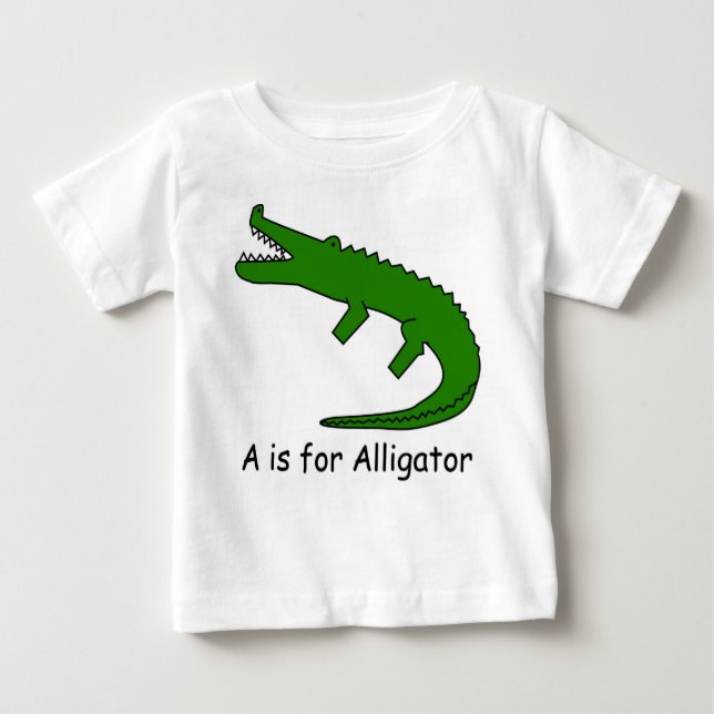 Camiseta A é para Alligator (Frente)