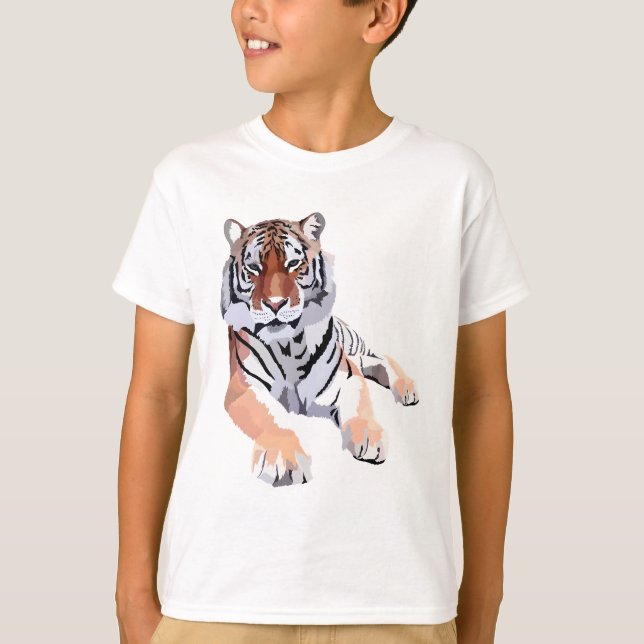 Camiseta A é para Amur Tiger (Frente)