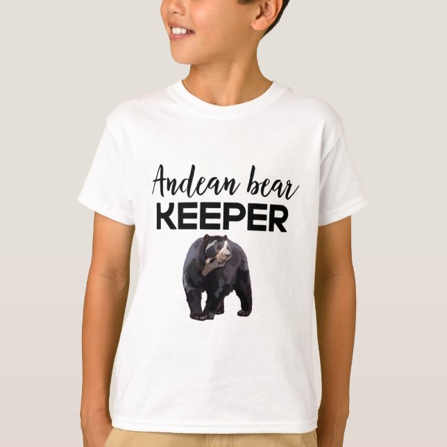 Camiseta A é para Andean Bear Keeper (Frente)
