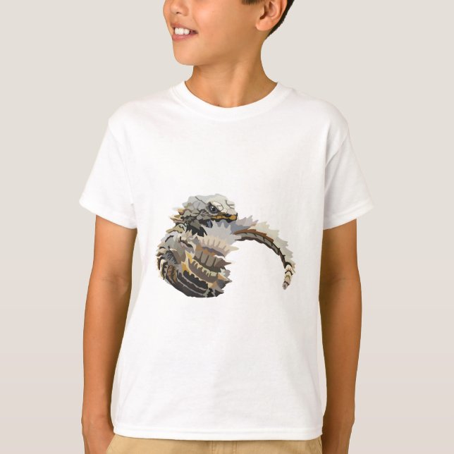 Camiseta A é para Armadillo Girdled Lizard (Frente)