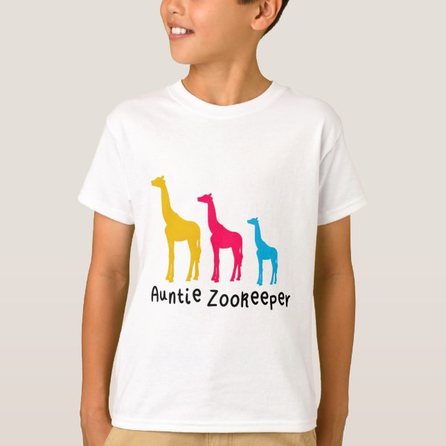 Camiseta A é para Auntie Zookeeper (Frente)