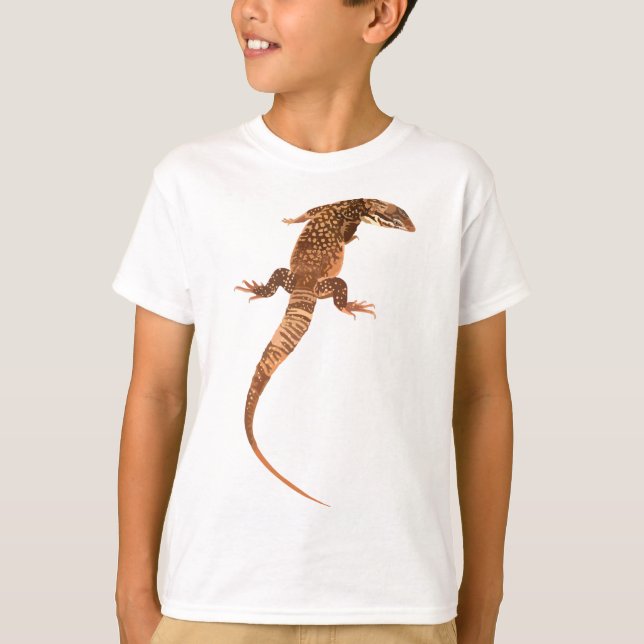 Camiseta A é para o Ackies Monitor Lizard (Frente)