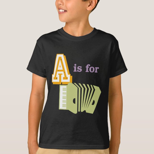 Camiseta A é para o acordeão (Frente)