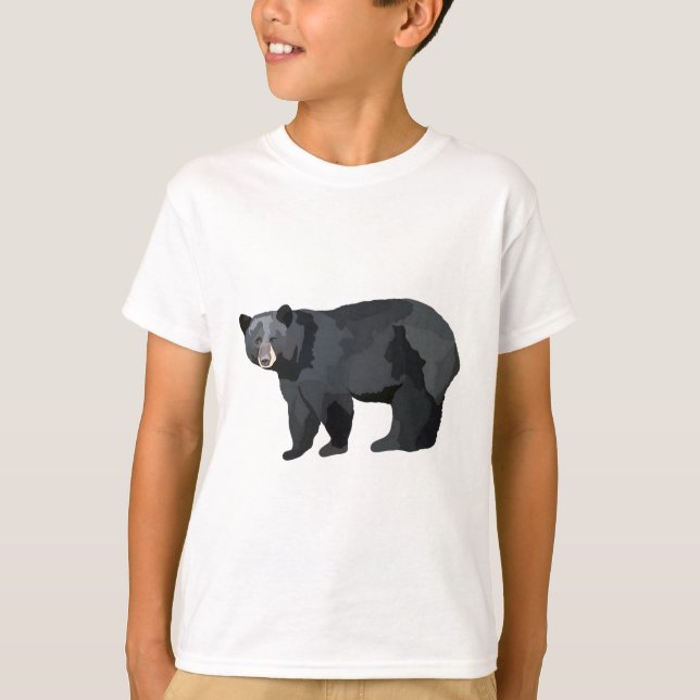 Camiseta A é para o Black Bear Americano (Frente)
