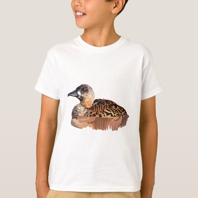 Camiseta A é para Pato Branco Africano (Frente)