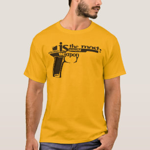 Camiseta A educação é a arma mais poderosa