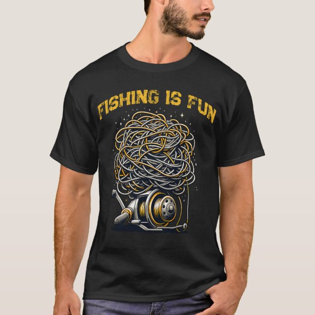 Camiseta A Educação É Importante Mas A Pesca É Mais Importa (Frente)