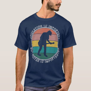 Camiseta A Educação É Importante, Mas A Violão É Importante