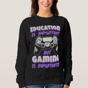 Camiseta A Educação É Importante Mas Jogos Vídeo Game Jogad