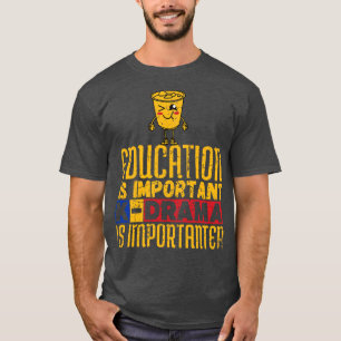 Camiseta A Educação É Importante Mas Kdrama É Importante