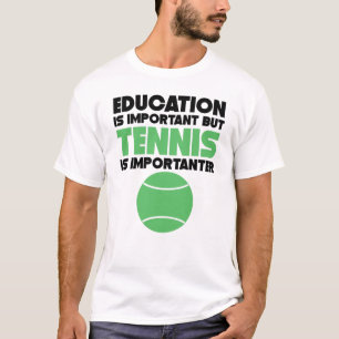 Camiseta A educação é importante mas o tênis é Importa