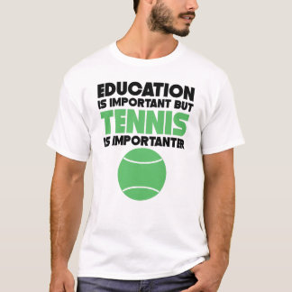 Camiseta A educação é importante mas o tênis é Importanter