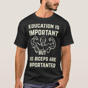 Camiseta A Educação Engraçada Dos Menores É Importante, Mas