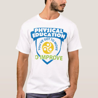 Camiseta A EDUCAÇÃO FÍSICA You've conseguiu mover-se para